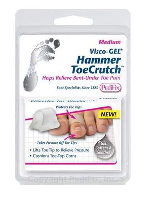Pedifix Visco GEL Hammer Toe Crutch Item 1037-M Medium 4 Total SMARTGEL TECH