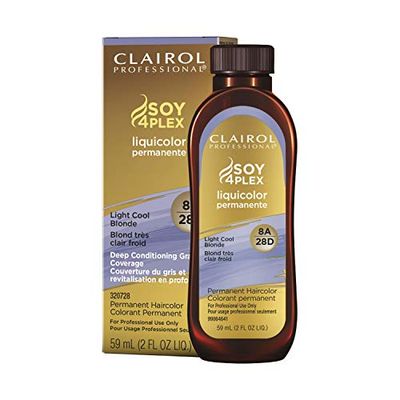 Clairol Professional Permanent Liquicolor, 8a Light Cool Blonde, 2 oz. - Packaging May Vary