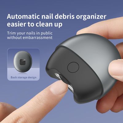 Electric Nail Clipper for Baby, Adults &amp; Seniors - Safe USB Rechargeable Nail Trimmer with LED Light &amp; Adjustable Speed - Gentle &amp; Precise Nail Care Tool for All Ages
