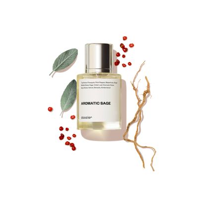 Dossier - Aromatic Sage 1.7 Fl oz (50ml) - Eau de Parfum - Inspired by Valentins Born in Roma U.omo - Perfume Luxury - Pure Infused - Paraben Free - Vegan - For Men