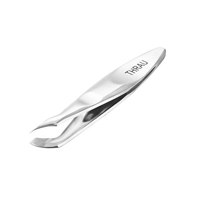 THRAU Mini Cuticle Trimmer for Manicure and Pedicure, Stainless Steel Cuticle Nipper, Precise Pointed Tip Cuticle Clipper for Trim Nail and Dry Skin