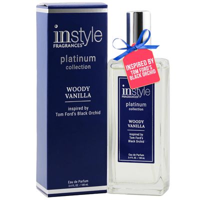 Instyle Fragrances | Platinum Collection | Woody Vanilla | Unisex Eau de Parfum | CLEAN, Vegan, Paraben &amp; Phthalate Free | Never Tested on Animals | 3.4 Fl Oz
