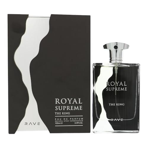 Lattafa Rave Royal Supreme The King Eau De Parfum Spray 3.4 Oz