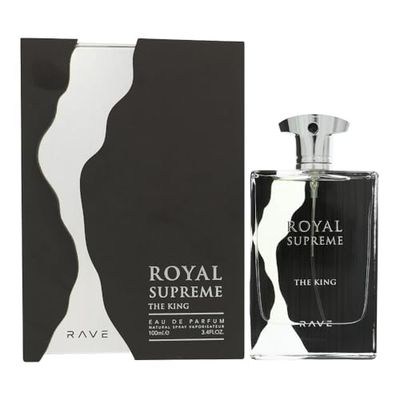 Lattafa Rave Royal Supreme The King Eau De Parfum Spray 3.4 Oz
