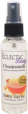 Eclectic Lady Chamomile Body Spray, Double Strength, 2 ounces, Body Mist for Women with Clean, Light &amp; Gentle Fragrance, Cologne with Soft, Subtle Aroma For Daily Use