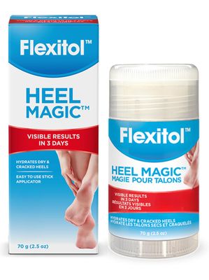 Flexitol Heel Magic For Dry Skin or Rough Heels with Shea Butter &amp; Vitamin E, 2.5 Ounce