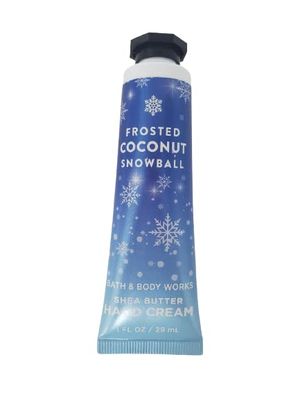 Bath &amp; Body Works Shea Butter Hand Cream Frosted Coconut Snowball 1oz