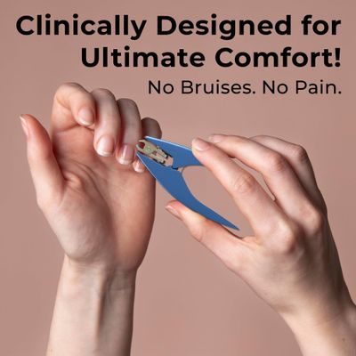 ZW Direct Ergonomic Nail Clippers for Seniors &amp; Adults - Doctor-Designed with Rotating Head for Toes and Fingernail - Durable and Hygienic Stainless Steel