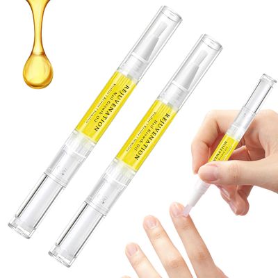 Brother Cosmetics Nail Growth &amp; Repair Oil - Natural Rejuvenation, Instant Nail Strength (2PCS)