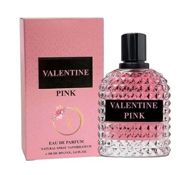 Viaan Krishna VALENTINE PINK for Women Eau De Parfum - Amber Floral Jasmine, Bourbon Vanilla &amp; Woods Oriental-Floral Fragrance with a Modern Twist Elegant 3.4fl.oz/100ml