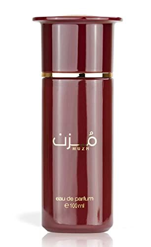 MUZN, 100mL Eau de Parfum. Densely Flowered, Lushly Foliaged Garden with Sultry notes of Musk, Sandalwood, Amber by Al Maghribi Arabian Perfumes Dubai