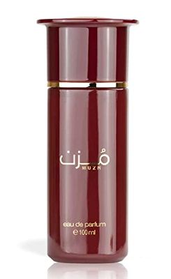 MUZN, 100mL Eau de Parfum. Densely Flowered, Lushly Foliaged Garden with Sultry notes of Musk, Sandalwood, Amber by Al Maghribi Arabian Perfumes Dubai