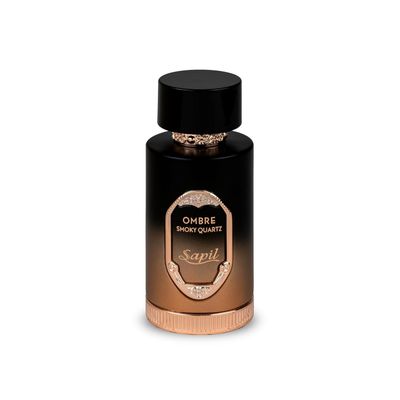 Sapil Ombre Smoky Quartz Unisex Eau De Parfum - Spiced Vanilla, Honey &amp; Tonka Blend - Long-Lasting Warm Aromatic Perfume - 3.38 oz