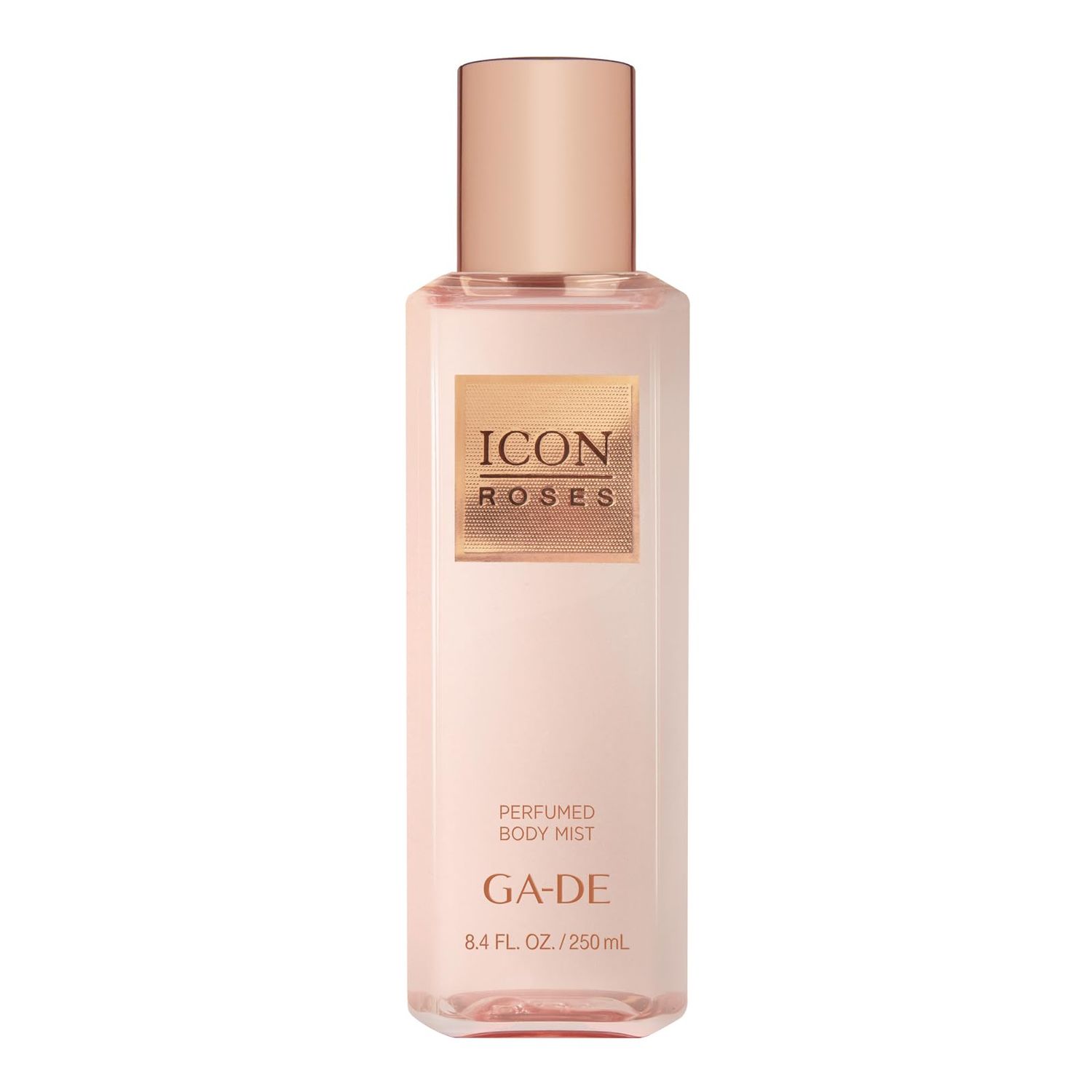 GA-DE Icon Roses Body Mist - Enriched with Plumeria Extract, Rose, Violet Leaves, Jasmine - Notes of Tangerine - Body Spray for Women - 8.4 oz