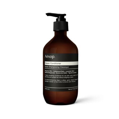 Aesop Classic Conditioner | Lightly Nourish, Soften, Shine, Hydrate, Disentangle Hair | Bergamot Mint, Cedarwood Bark, Lavender Stem | 16.9 oz / 500mL