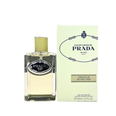 Prada Les Infusions Vetiver, Eau de Parfum, Clear, 3.4 Ounce