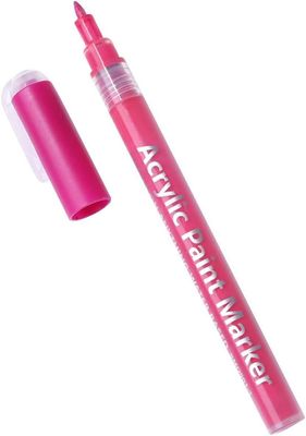 IMGDD Nail Polish Pen, 1 PCS Nail Art Pen, Nail Pencil, DIY Drawing Painting Pen, for Nails DIY (Rose Red, 1pcs)