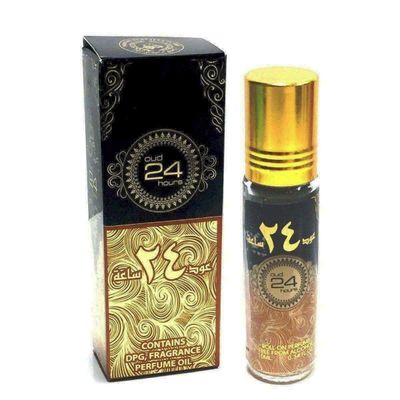 Oud 24 hours 10ml Roll On Attar Oil Perfume Fragrance BY ARD AL ZAAFARAN