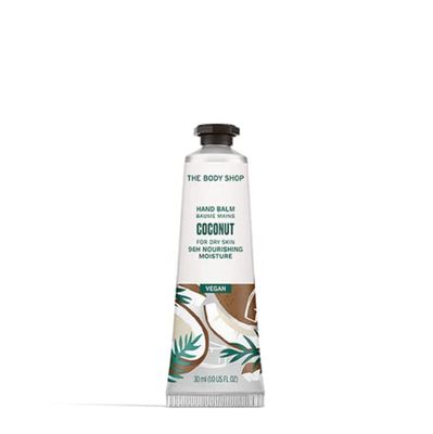 The Body Shop Coconut Hand Cream - Tropical Fragrance, On-the-Go Hydration &amp; Protection - 1.0 oz