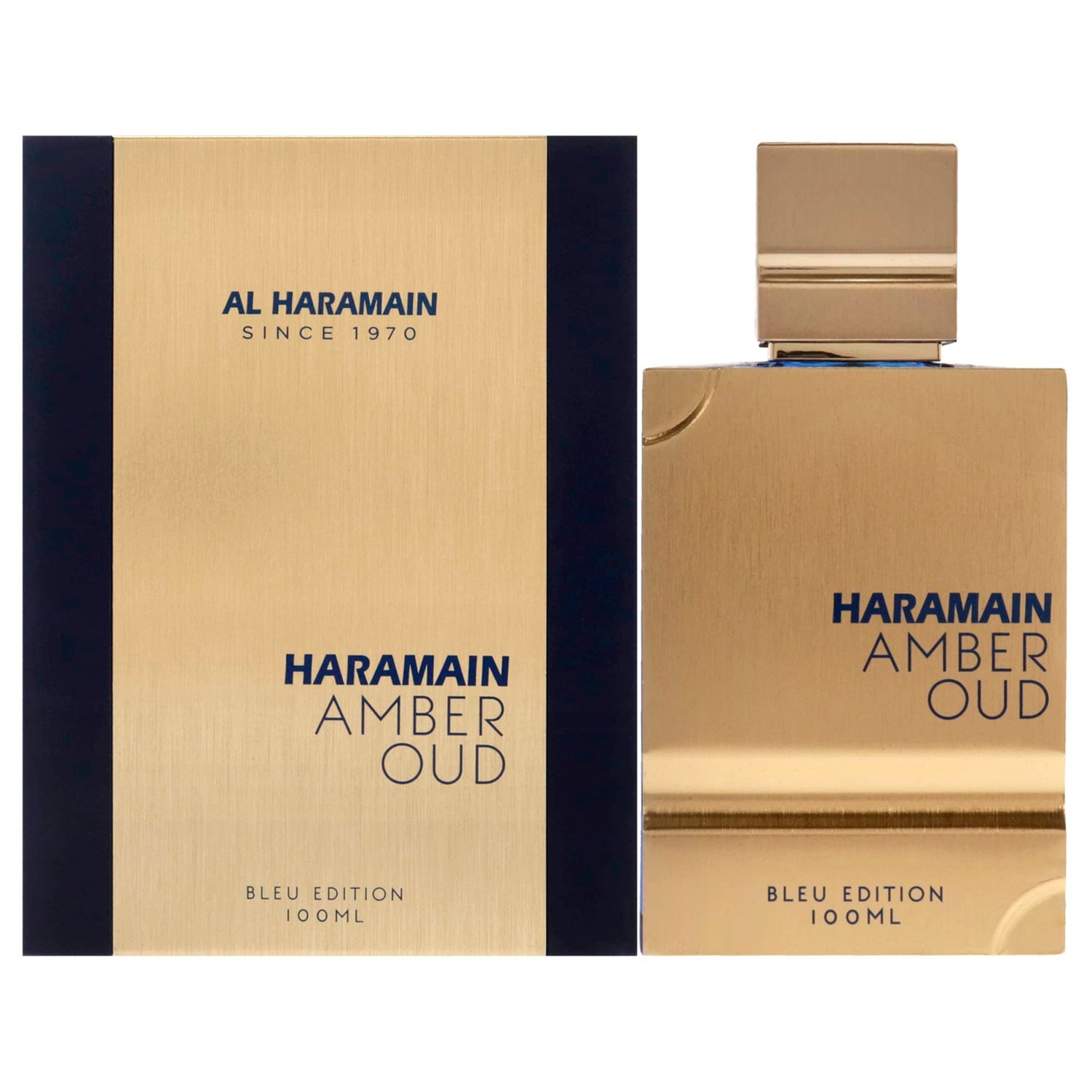 Al Haramain Amber Oud Blue Edition Eau De Parfum Spray 100ml (3.4 oz) - Unisex Arabian Perfume for Women &amp; Men, Long-Lasting Arabic Fragrance, Premium EDP Cologne Spray