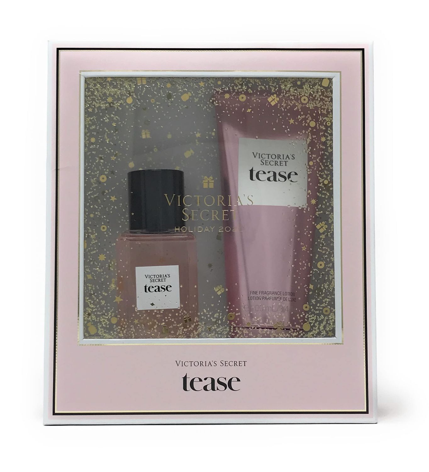 Victorias Secret Tease Fragrance Gift Set Mist and Lotion 2.95 Fl Oz (Pack of 2) 100 milliliters