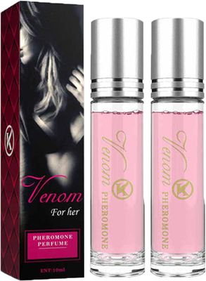 Pheromone Perfume, Venom Fragrance for Her, Aphrodites Phero perfume, Pheromone Oil for Women To Attract Men, Roll On Pheremone Oils, Ladies Pharamon Perfume(For Women-2PCS)