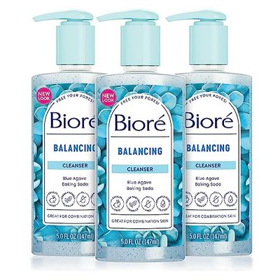 Bior Balancing Face Wash, Cleanser For Combination Skin, PH Balanced Face Cleanser, Vegan, Cruelty Free 6.77 Oz, Pack of 3
