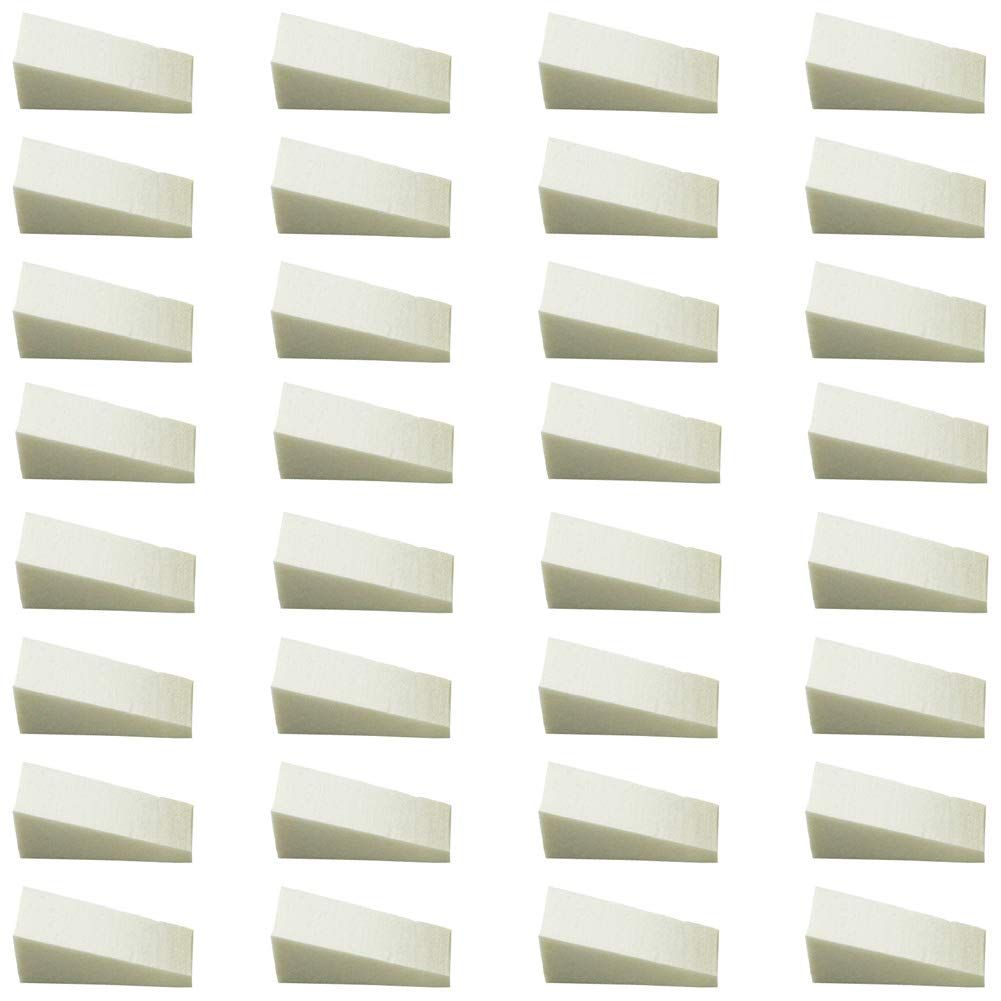 32 Pieces Gradient Nails Soft Sponges Nail Art Soft Sponge DIY Manicure Tool for Color Fade Manicure Nail Art Tools, White