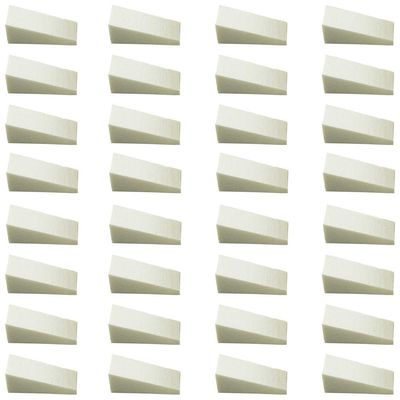 32 Pieces Gradient Nails Soft Sponges Nail Art Soft Sponge DIY Manicure Tool for Color Fade Manicure Nail Art Tools, White
