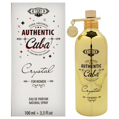 Cuba Authentic Crystal for Women - 3.3 oz EDP Spray