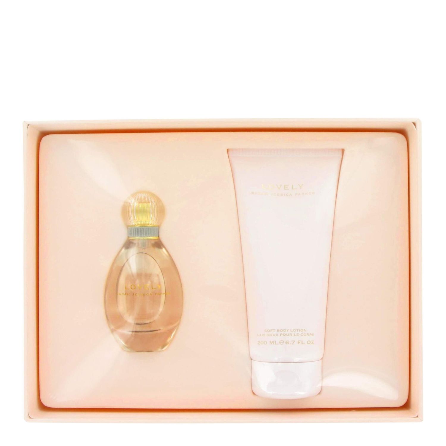 Sarah Jessica Parker Lovely Gift Set - 1.7 oz Eau De Parfum Spray 6.7 oz Body Lotion for Women