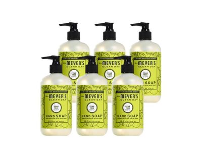 MRS. MEYERS CLEAN DAY Liquid Hand Soap Scent, 12.5 Fl Oz (Pack of 6) (Pear Tree)