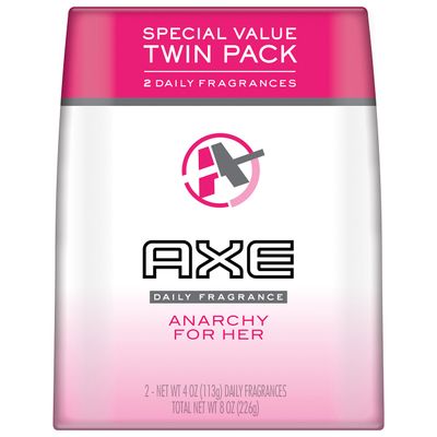 AXE Body Spray for Women, Anarchy For Her 4 oz, Twin Pack