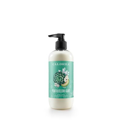 Caldrea Hand Lotion, For Dry Hands, Made with Shea Butter, Aloe Vera, and Glycerin and Other Thoughtfully Chosen Ingredients, Pear Blossom Agave Scent, 10.8 oz (Packaging May Vary)