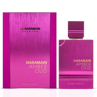 Al Haramain Amber Oud Ultra Violet Eau De Parfum Spray 120ml (4.0 oz) Long Lasting Arabian Perfumes for Women - A Mesmerizing Fragrance with Opulent Florals, Tantalizing Spices &amp; Warm Woods