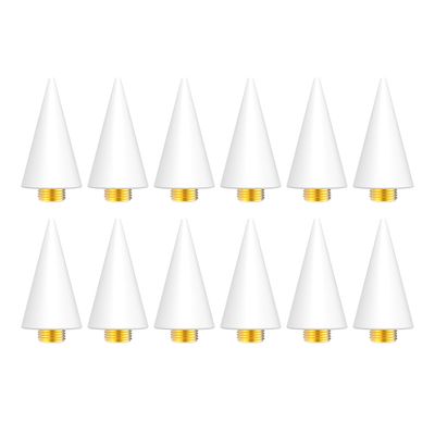 OIFEN 12Pcs Replacement Wax Tips for Rhinestone Picker Tool (White)