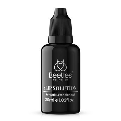 Beetles Slip Solution for Poly Nail Gel - 30ml Extension Liquid, Anti-stick, Strengthen DIY Home Nail Gel, 1 Drip at a Time
