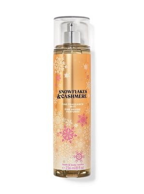 Bath &amp; Body Works Fine Fragrance Body Spray Mist 8 fl oz / 236 mL (Snowflakes &amp; Cashmeres)