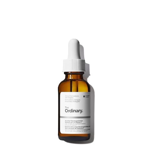 The Ordinary Ascorbyl Tetraisopalmitate Solution 20 in Vitamin F, Hydrating Vitamin C Oil for Even Skin Tone, 1 Fl Oz