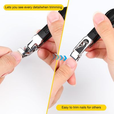 Ribili ClipMaster Pro,Dotmalls ClipMaster Pro,Grishay ClipMaster Pro,Clip Master Pro for Thick Nails,Large Angled Head Toenail Clippers with Wide Opening for Elderly Seniors(1Pcs)