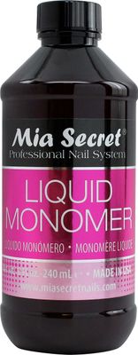 8 oz Mia Secret Liquid Monomer - Professional Acrylic Nail Liquid for Acrylic Powder - EMA monomer - Nail Monomer liquid - ema monomer acrylic nail liquid