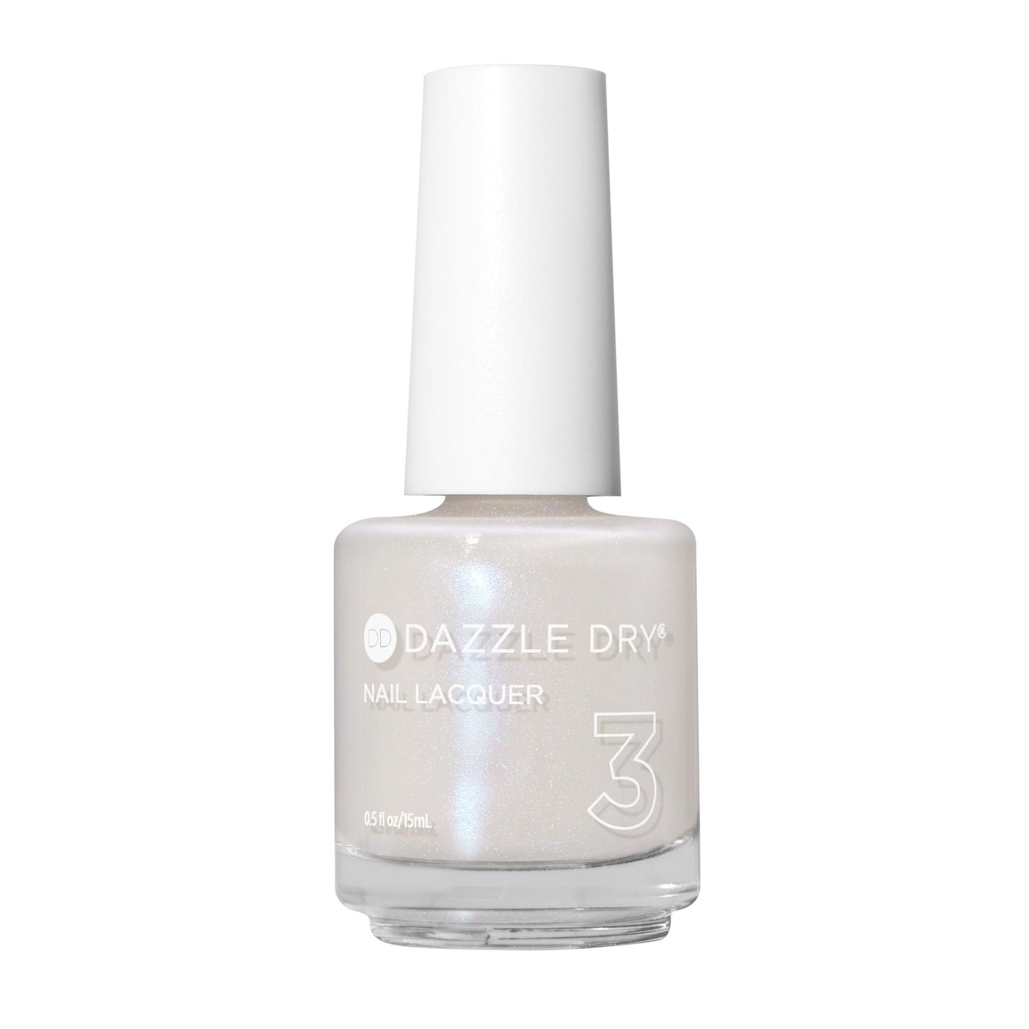 Dazzle Dry Nail Lacquer (Step 3) - Artisan - An off white iridescent with a blue flash. Semi-sheer shimmer. (0.5 fl oz)