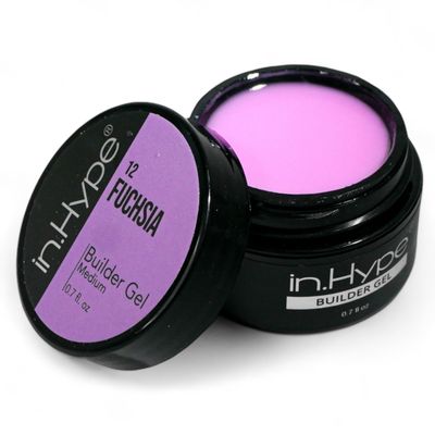 IN.HYPE UV/LED Camouflage Hard/Builder Gel for Nail Extension/Strengthening/Overlays (Fuchsia)