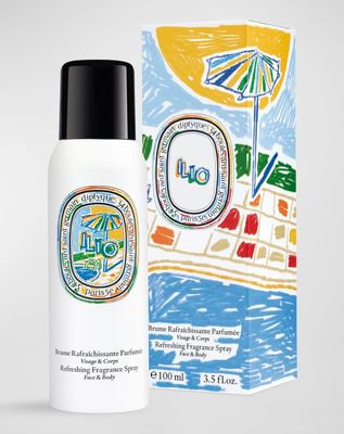 Diptyque Ilio Summer Face And Body Mist, 3.4 oz, Clear