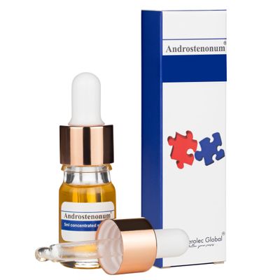 ANDROSTENONUM by Pherolec Global Male Pheromone Perfume Oil for Him Real Long-Lasting Original Best Mens Pheromones Cologne Essential Strong Spray Fragrance Essence Extra Strength Man 0.17 fl. oz