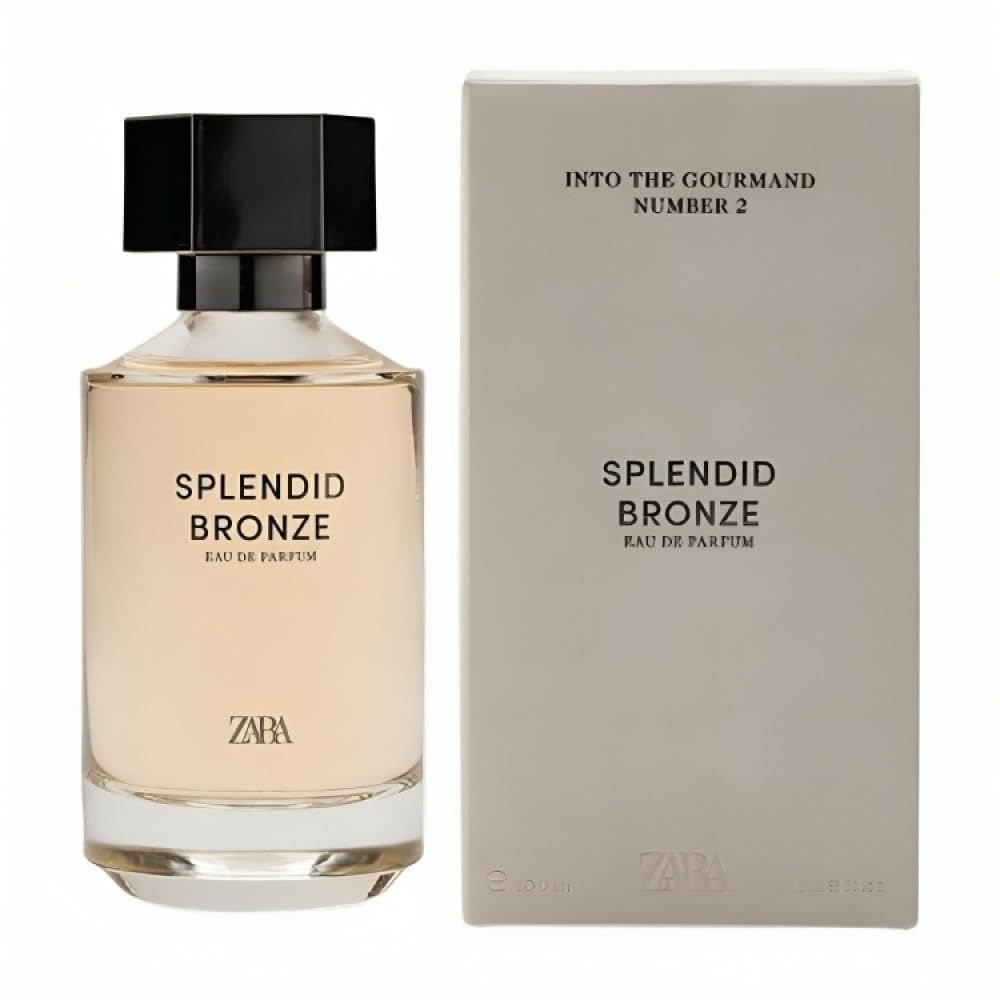 Zara Into The Gourmand Number 2 Splendid Bronze Perfume for Women EDP Eau De Parfum 100 ML (3.4 FL. OZ)