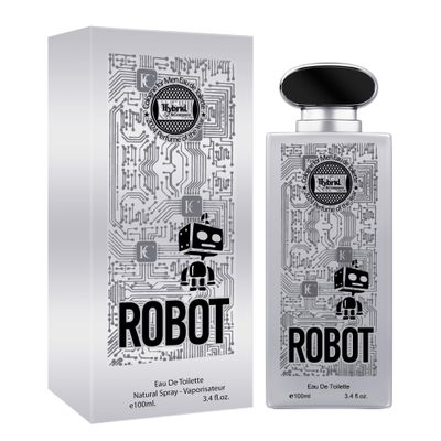 Hybrid &amp; Company Robot For Men Eau De Toilette Vaporisateur Natural Spray 3.4 Fl Oz
