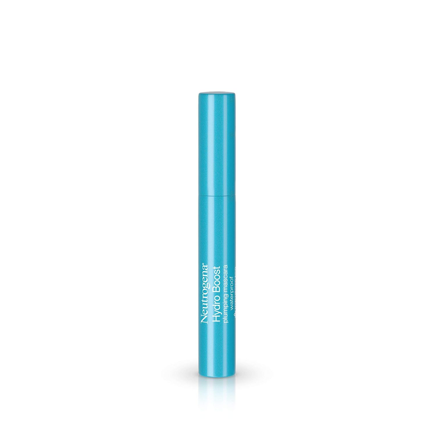 Neutrogena Hydro Boost Waterproof Plumping Mascara Enriched with Hydrating Hyaluronic Acid, Vitamin E, and Keratin for Dry or Brittle Lashes, Black 07,.21 oz