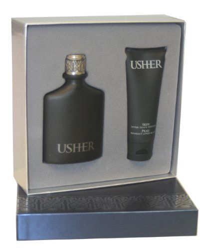 Usher By Usher For Men. Gift Set ( Eau De Toilette Spray 3.4 Oz Aftershave Soother 3.4 Oz )