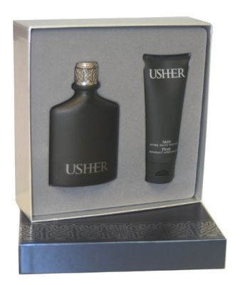 Usher By Usher For Men. Gift Set ( Eau De Toilette Spray 3.4 Oz Aftershave Soother 3.4 Oz )